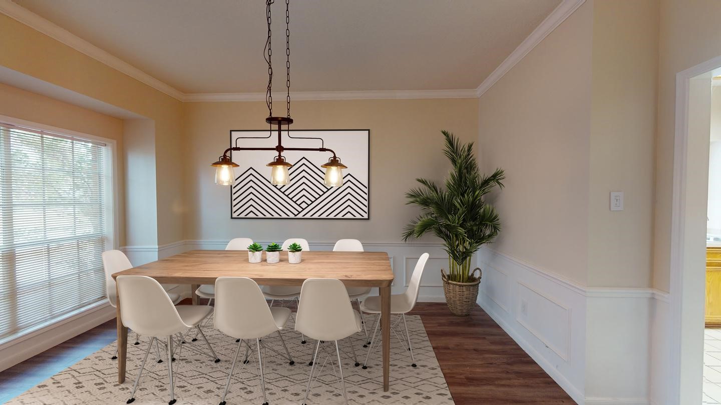 2731 Alderleaf Place Spring, TX 77388 - Photo 12 of 19 Virtually Staged Dining Room