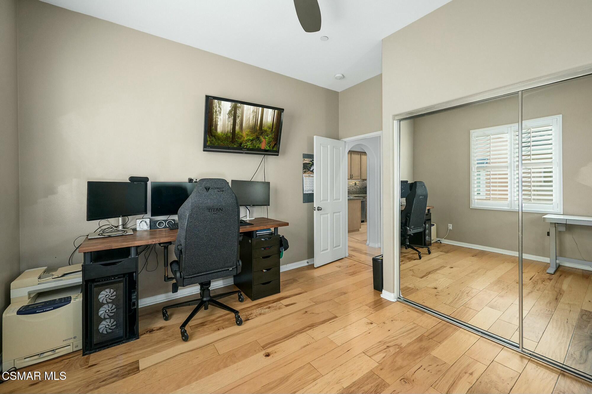 4121 Paredo Way, Unit D Simi Valley, CA 93063 - Photo 18 of 29 a view of a workspace with furniture and a window