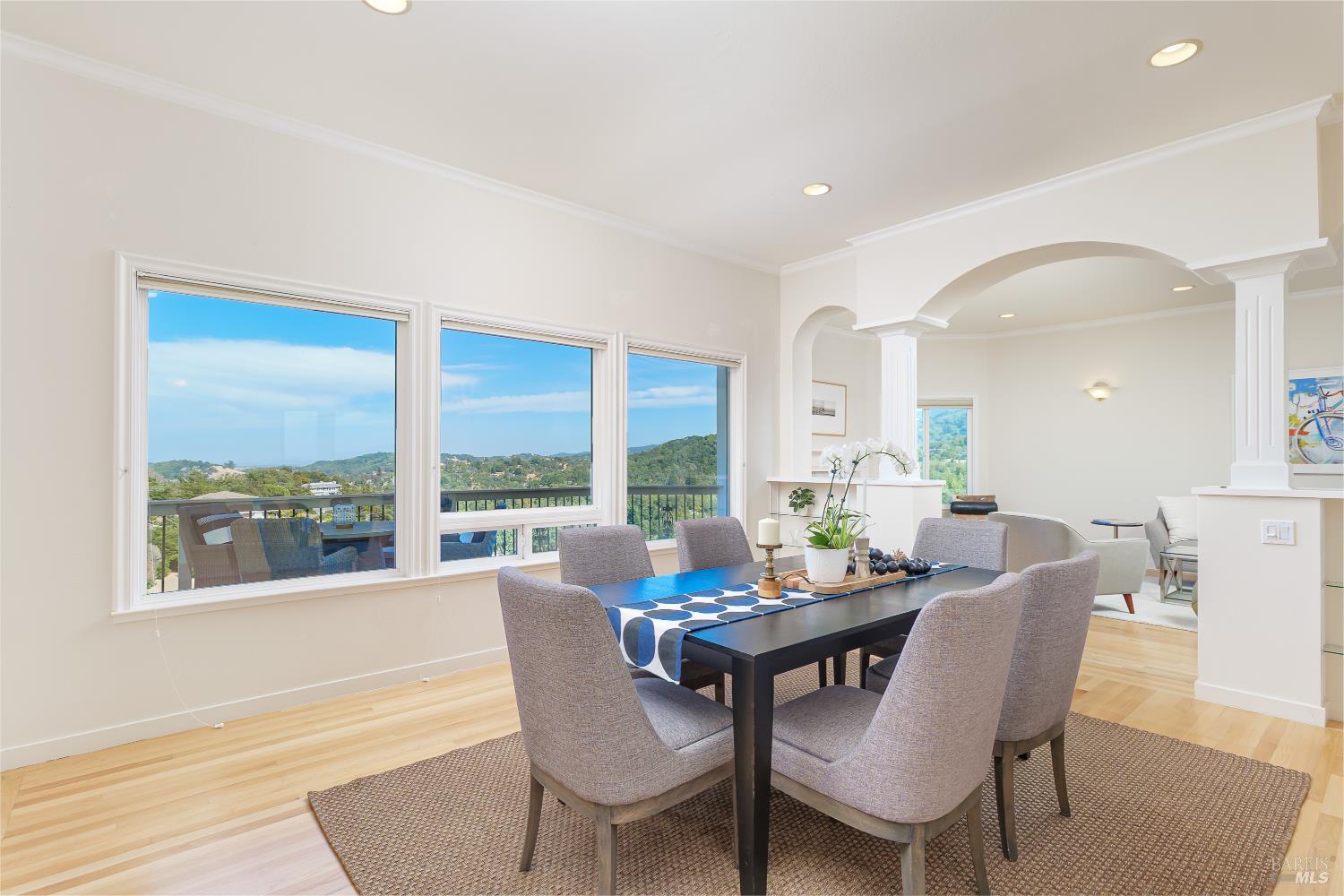 15 Ravine Way Novato, CA 94947 - Photo 11 of 48 Dining room, showcasing views