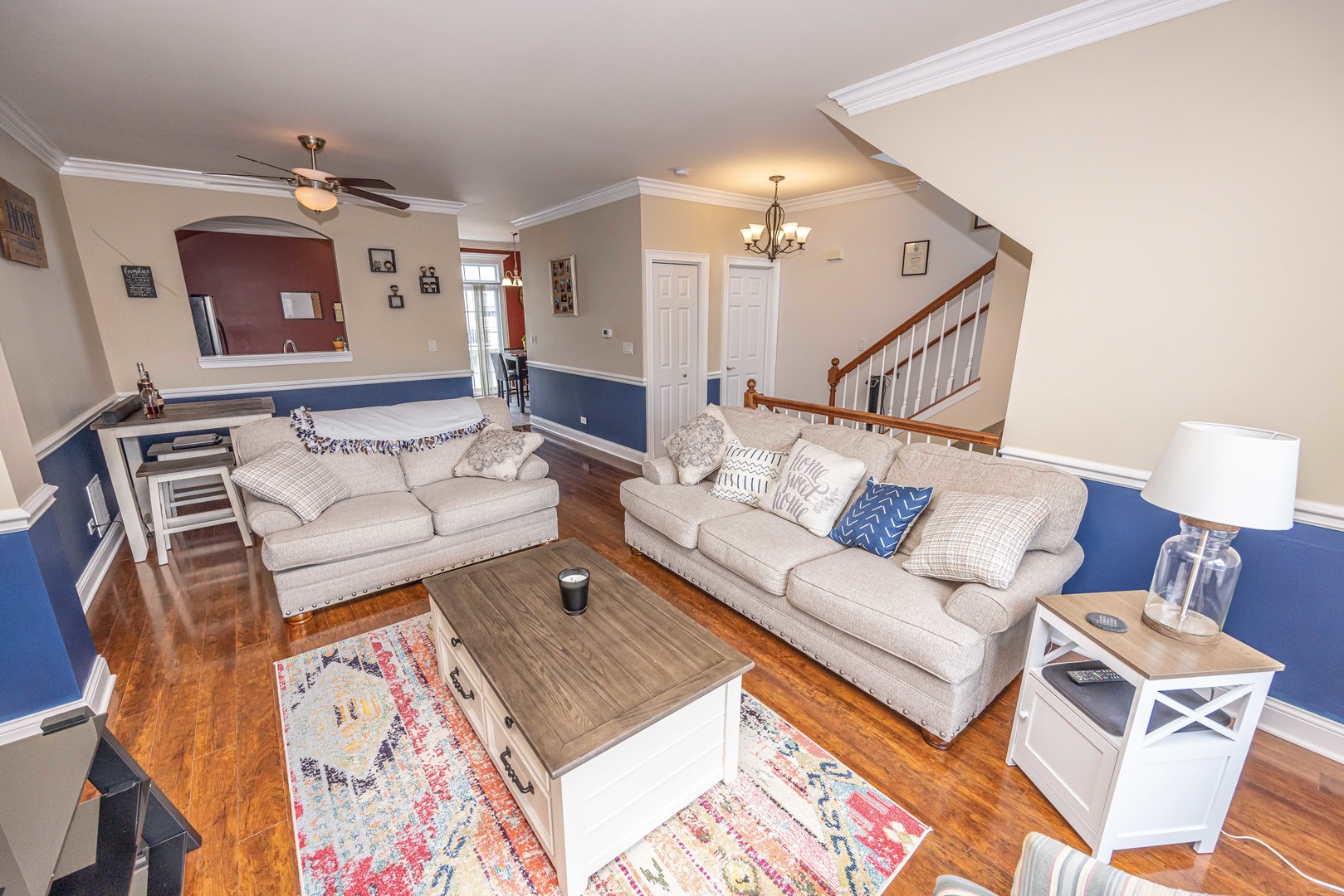 4355 Timber Ridge Court Joliet, IL 60431 - Photo 4 of 24 a living room with furniture and a rug