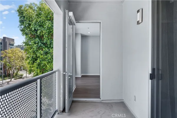 a view of a balcony