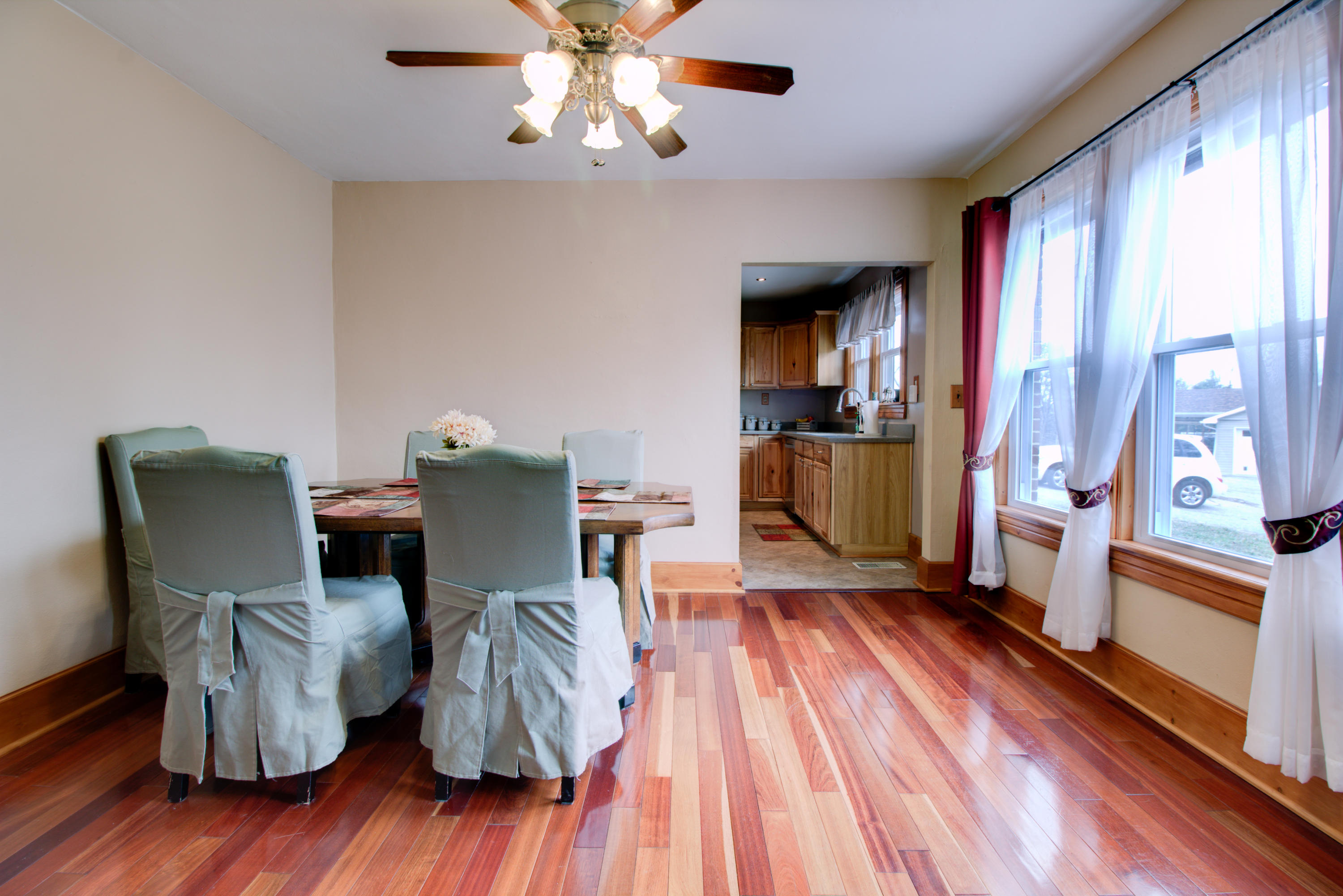 4324 Rakes Road Roanoke, VA 24014 - Photo 12 of 38 a dining room with furniture and wooden floor