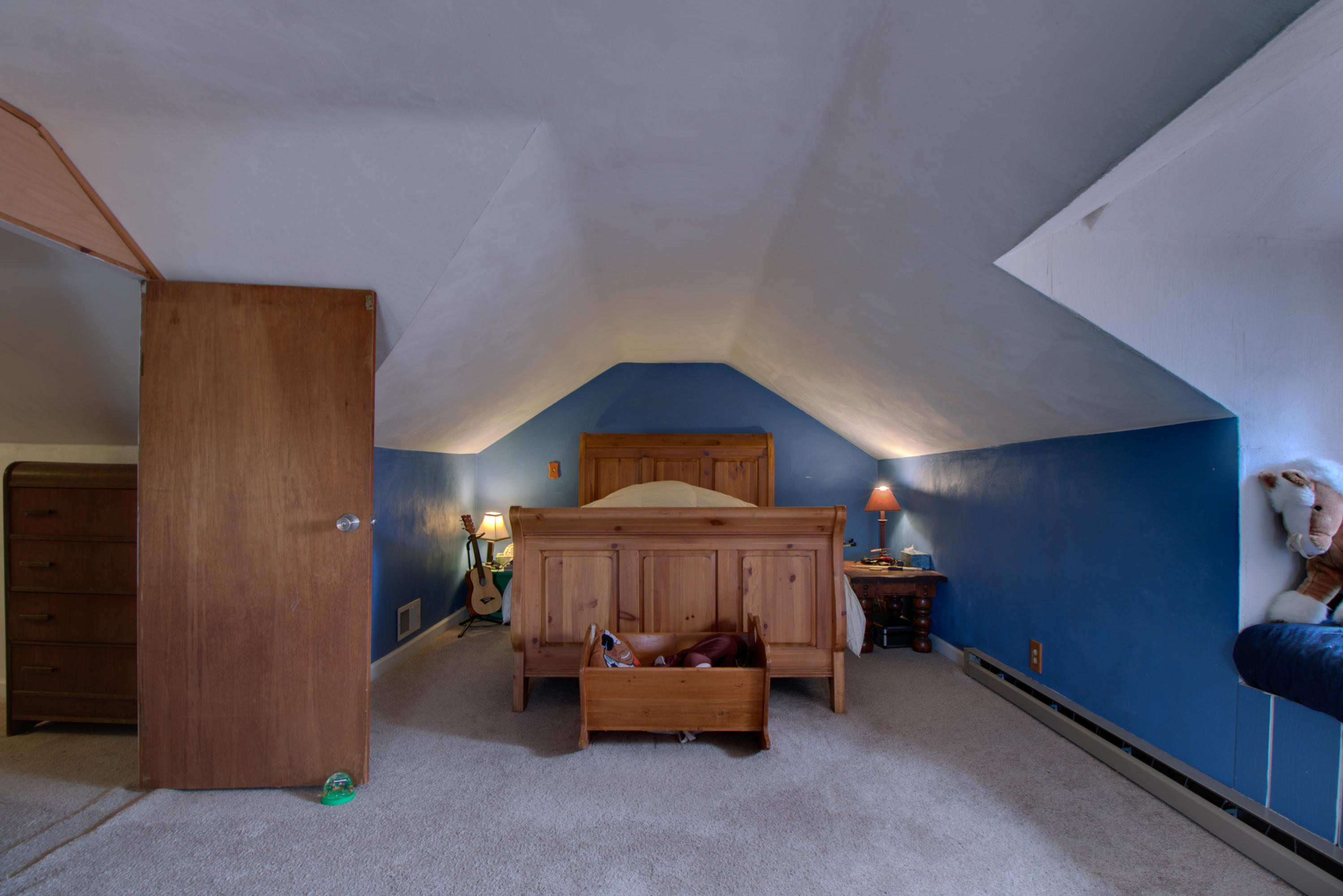4324 Rakes Road Roanoke, VA 24014 - Photo 30 of 38 a bed room with a bed and a couch