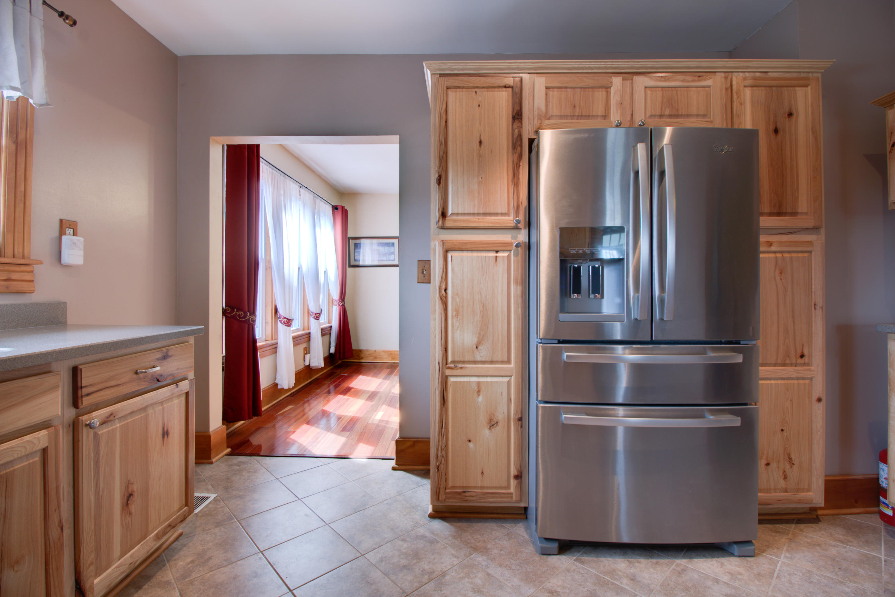 4324 Rakes Road Roanoke, VA 24014 - Photo 4 of 38 a metallic refrigerator freezer sitting in a kitchen
