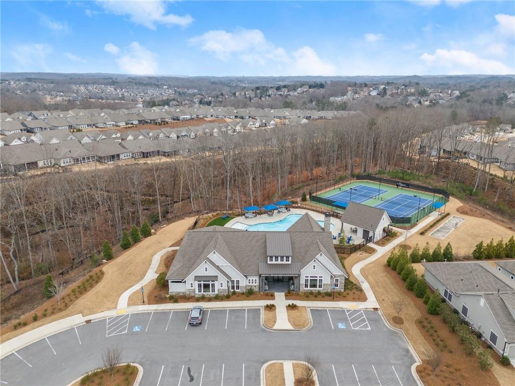 6667 Rivergreen Road Flowery Branch, GA 30542 - Photo 49 of 50 a view of a lake with a terrace