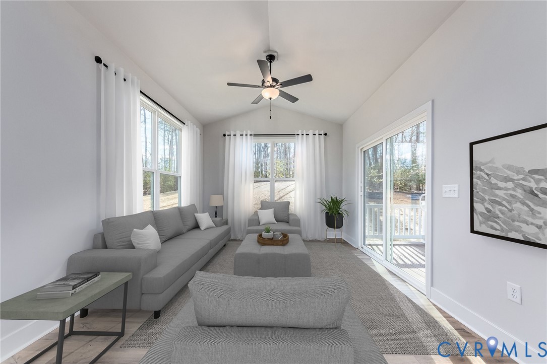 20193 Bennett Way Orange, VA 22960 - Photo 17 of 41 a living room with furniture large window and flat screen tv