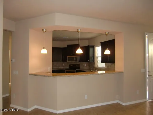 a view of a fireplace in a room