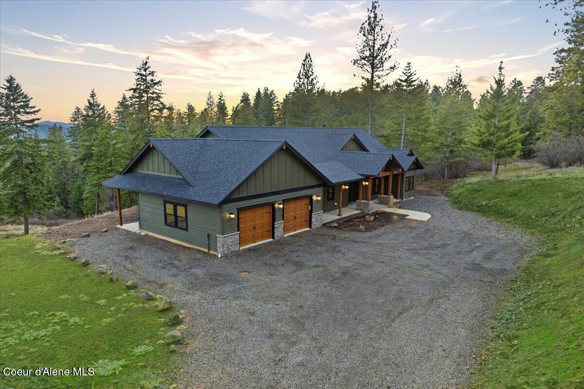 8606 West Bennion Road Coeur D'Alene, ID 83814 - Photo 11 of 86 011-Aerial Front of Home