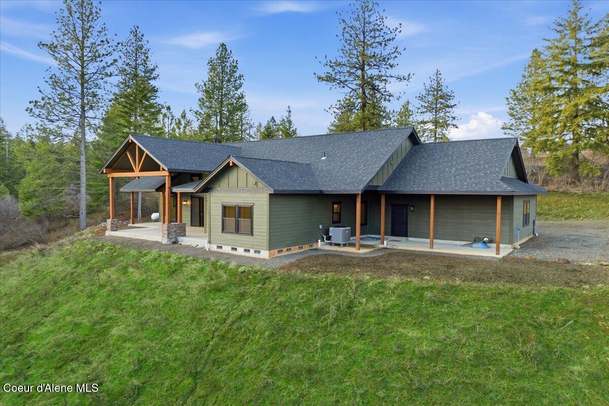 8606 West Bennion Road Coeur D'Alene, ID 83814 - Photo 73 of 86 074-Aerial Back of Home