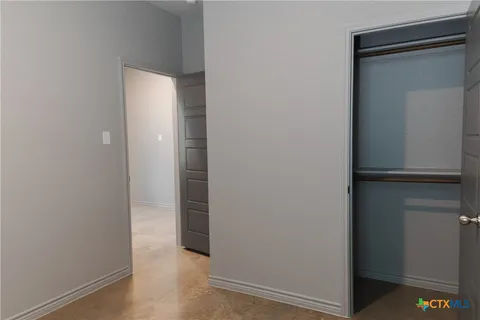 a view of closet area