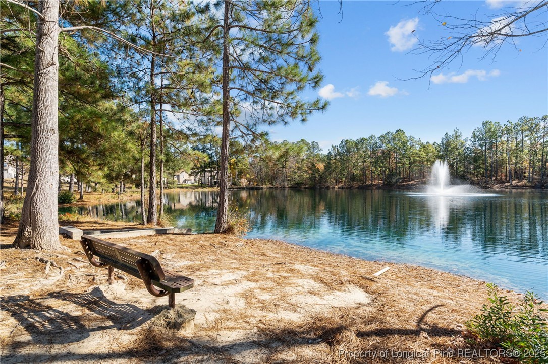 240 Heathrow Drive Spring Lake, NC 28390 - Photo 46 of 47 a view of a lake with a sitting area