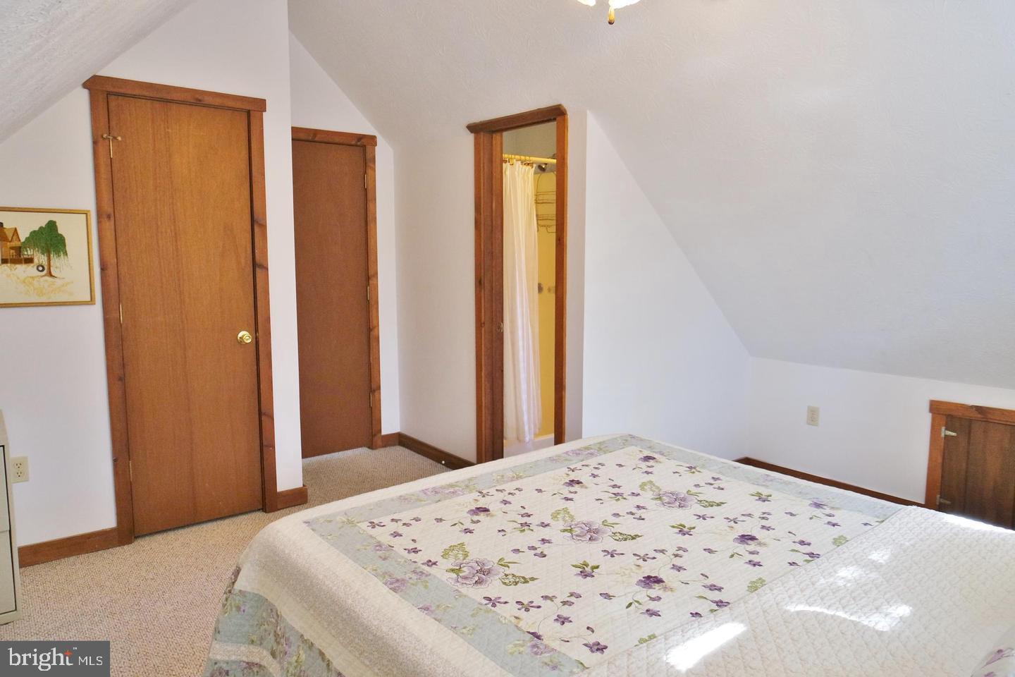 285 Player Road Basye, VA 22810 - Photo 22 of 25 Upper level bedroom with full bath