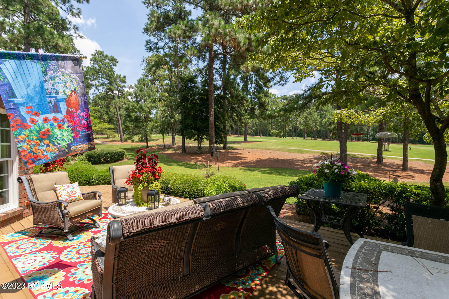 125 Hearthstone Road Pinehurst, NC 28374 - Photo 30 of 43 back deck2