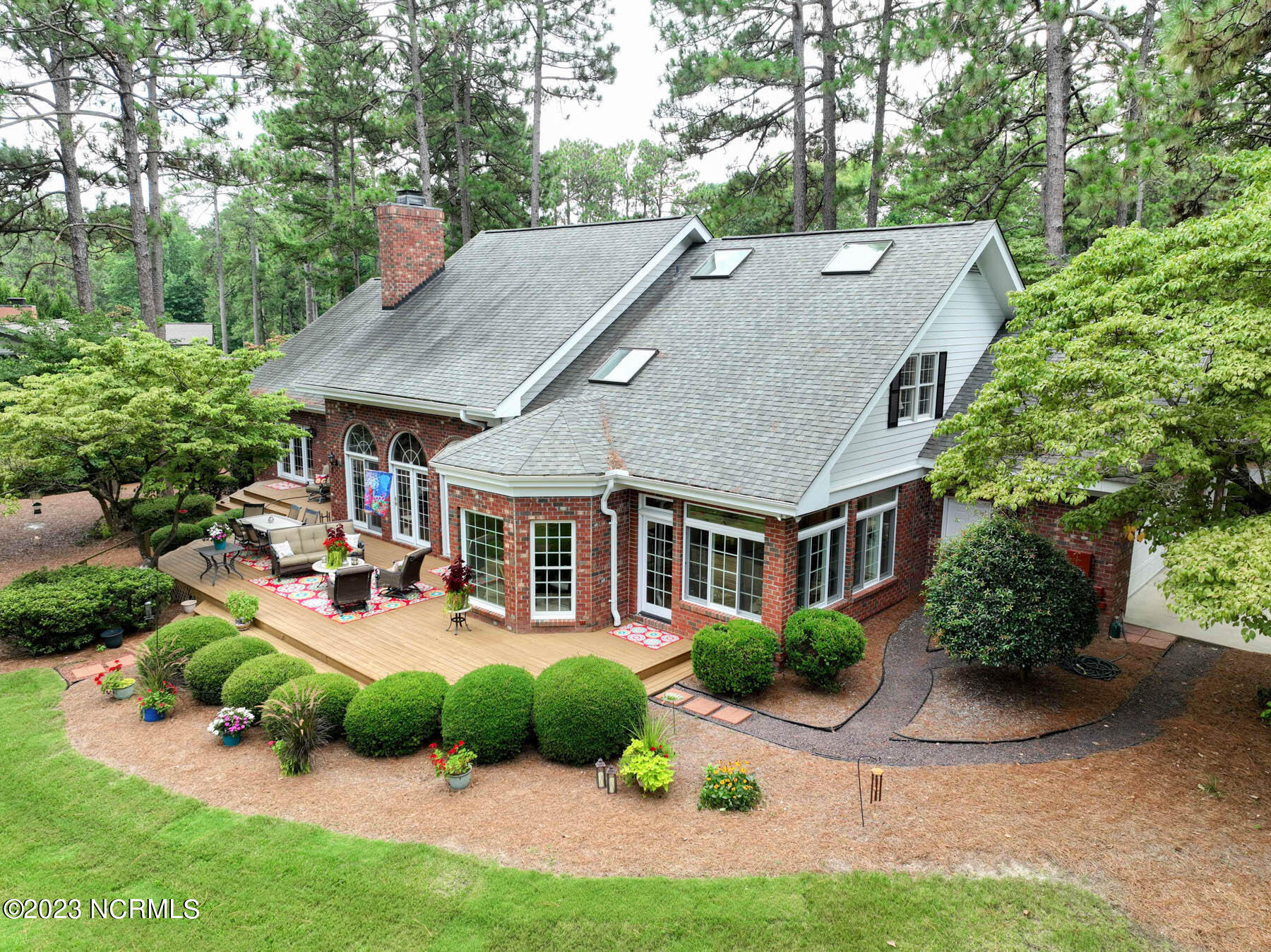 125 Hearthstone Road Pinehurst, NC 28374 - Photo 37 of 43 drone3 back