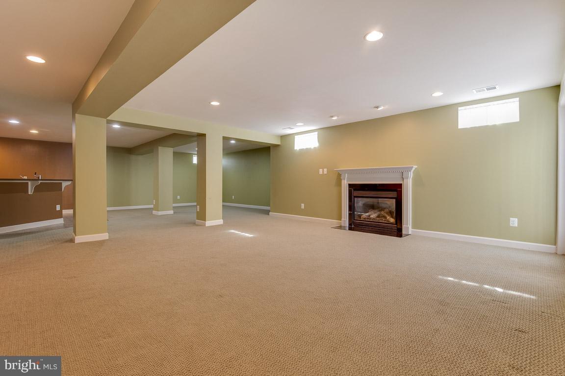 41777 Purpose Way Aldie, VA 20105 - Photo 35 of 44 Lower Level Rec Room with 2nd Fireplace