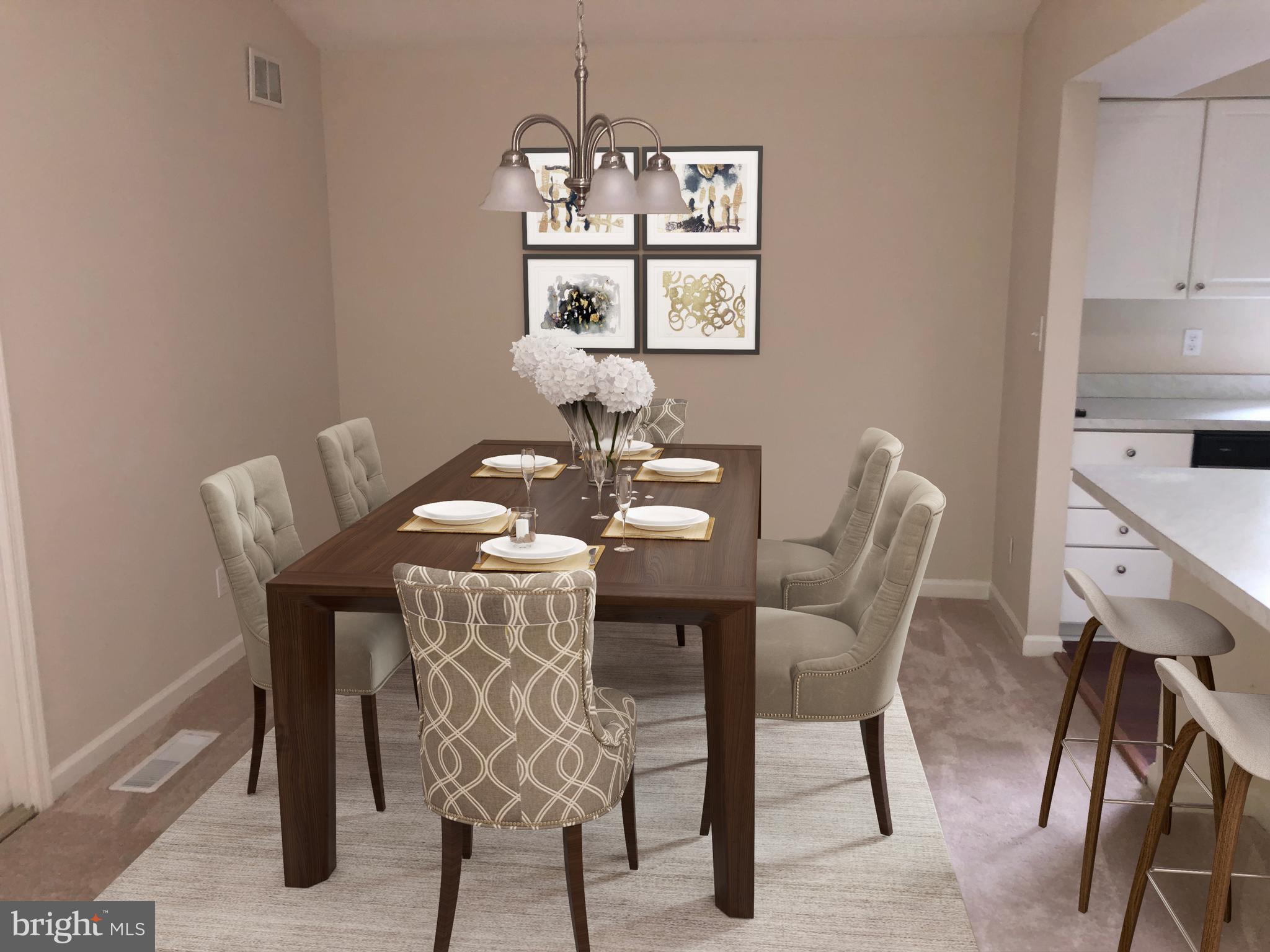 24 Harpoon Road Ocean Pines, MD 21811 - Photo 10 of 32 Virtually Staged Dining Room