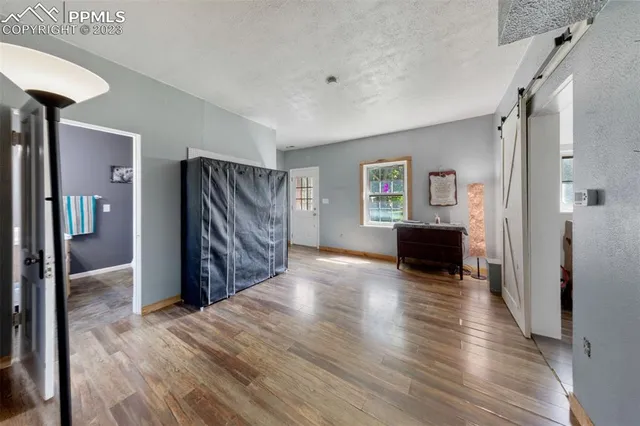 a view of livingroom with hardwood