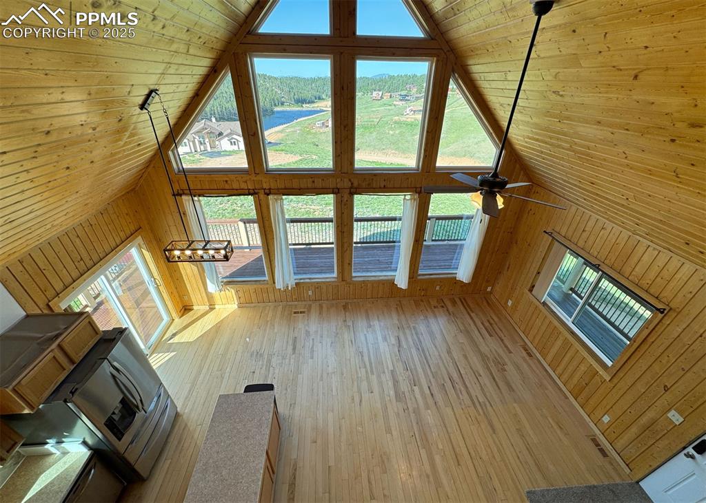 61 Muskrat Lake View Divide, CO 80814 - Photo 17 of 50 a view of an ocean from a balcony