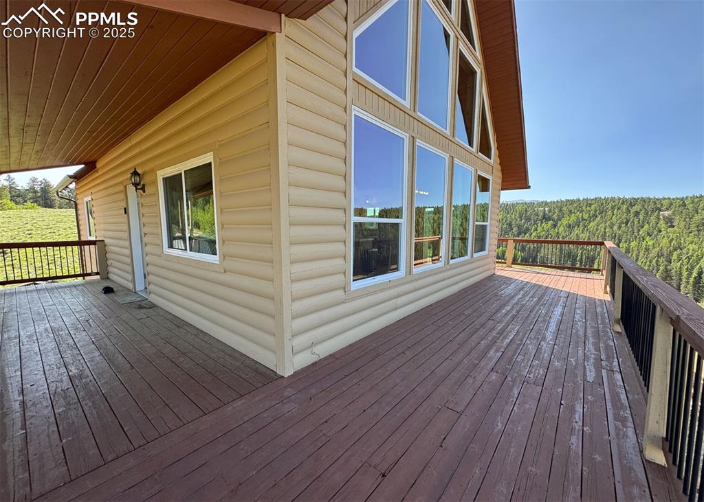 61 Muskrat Lake View Divide, CO 80814 - Photo 2 of 50 a view of a house with a deck