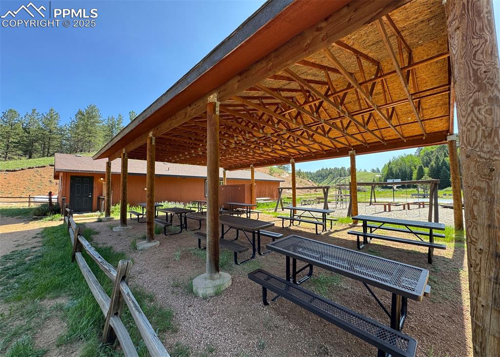 61 Muskrat Lake View Divide, CO 80814 - Photo 45 of 50 a view of sitting area with furniture and garden