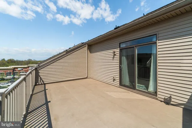 a view of a house with a balcony