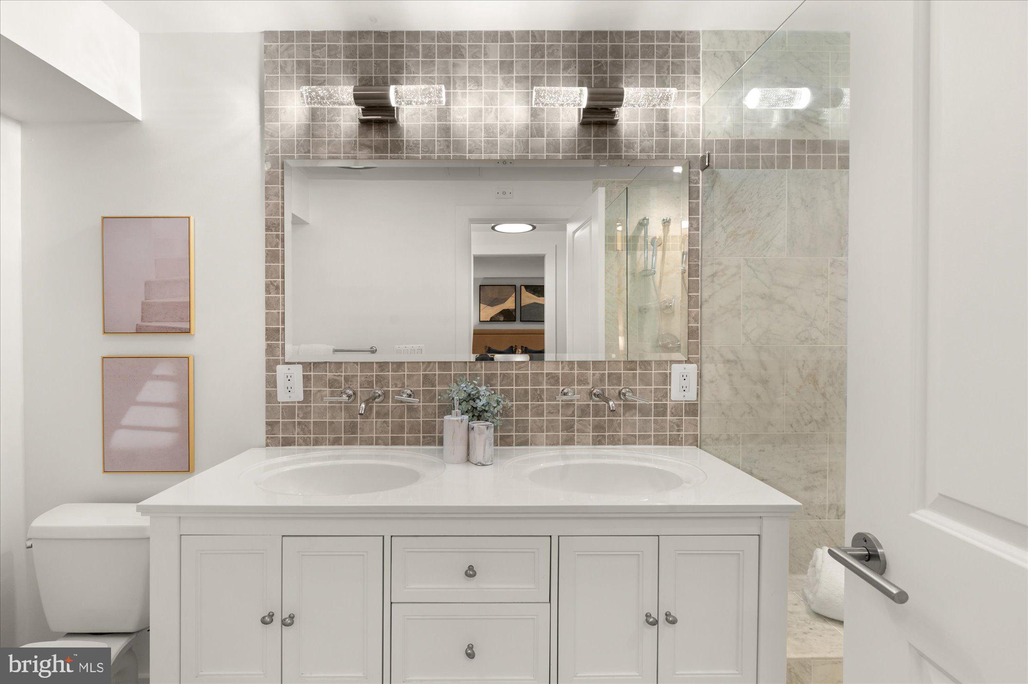 1617 Swann Street Northwest, Unit 1 Washington, DC 20009 - Photo 14 of 22 Dual Vanity