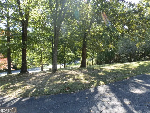 a backyard of a house