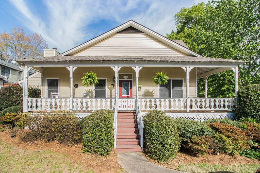 1467 Cambridge Common Decatur, GA 30033 - Photo 1 of 1 front view of a house with a small yard