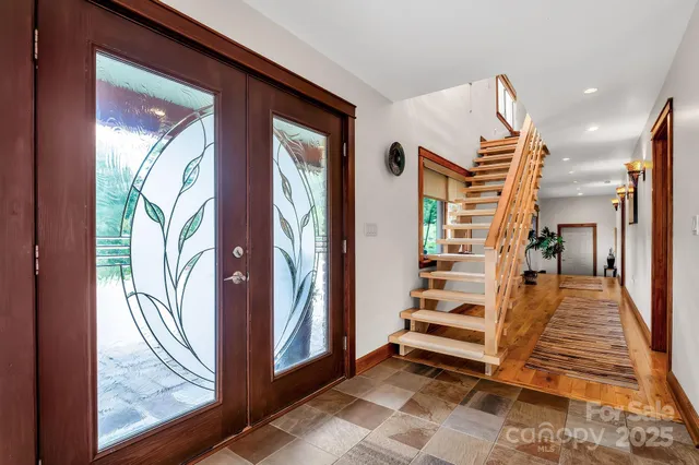 a view of a entryway door of the house