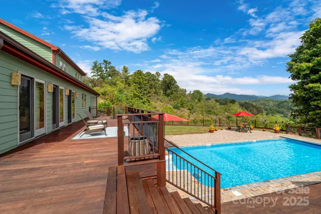 a balcony with an ocean view