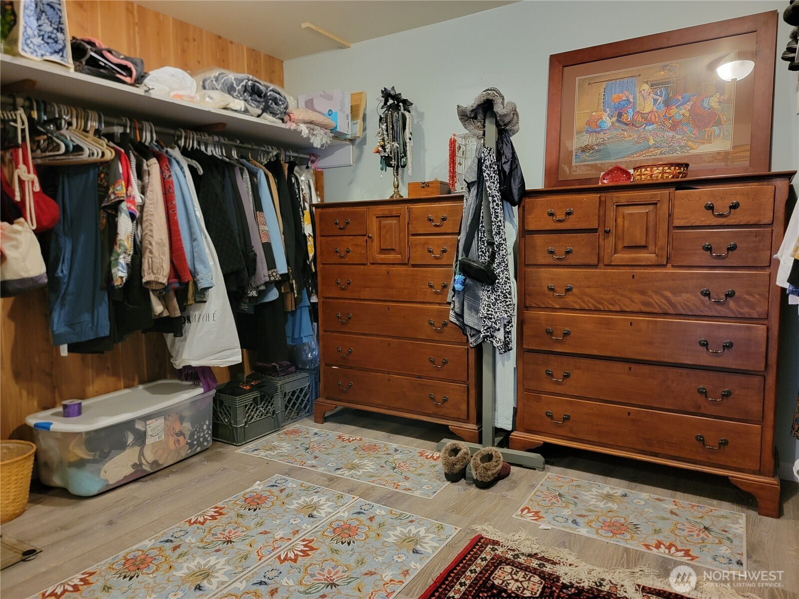 55 Gold Mountain Road Republic, WA 99166 - Photo 11 of 40 a view of walk in closet with clothes and shoes