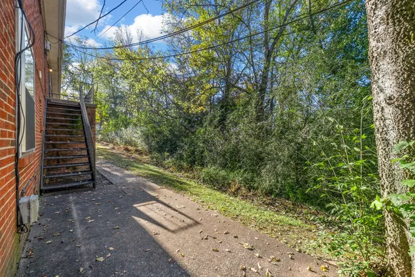 a view of an outdoor space and a yard