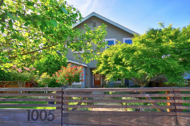 a view of yard with outdoor seating
