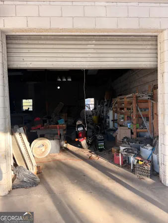 a view of storage and utility room