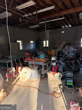 a view of a storage room with a lot of stuff