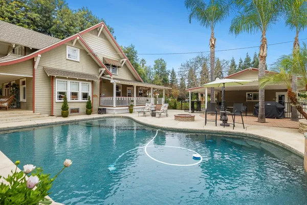 a front view of a house with a porch