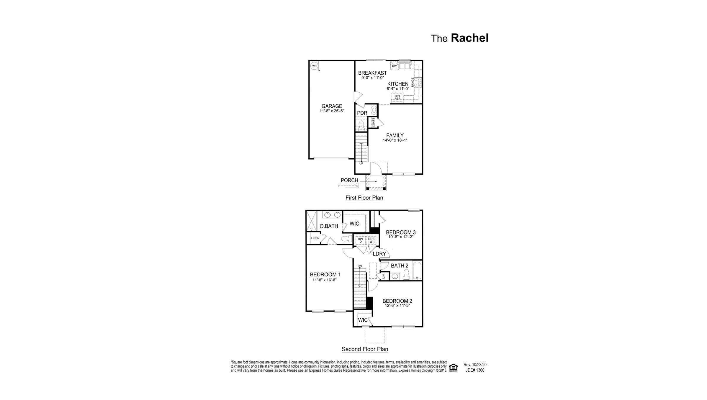 167 River Hill Road Goose Creek, SC 29445 - Photo 25 of 25 Rachel_Floorplan