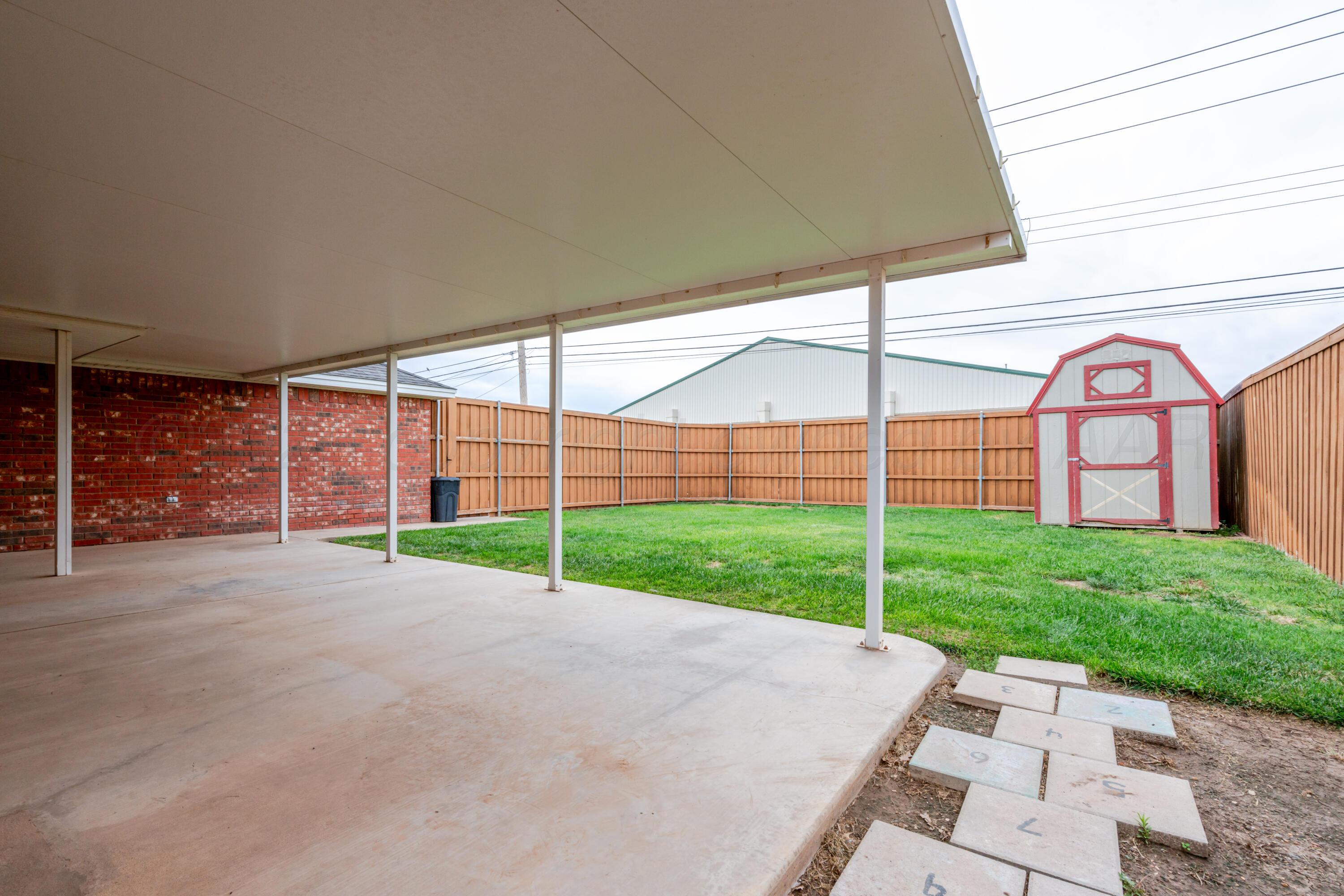 6108 Rutgers Street Amarillo, TX 79109 - Photo 29 of 32 Covered Patio 3