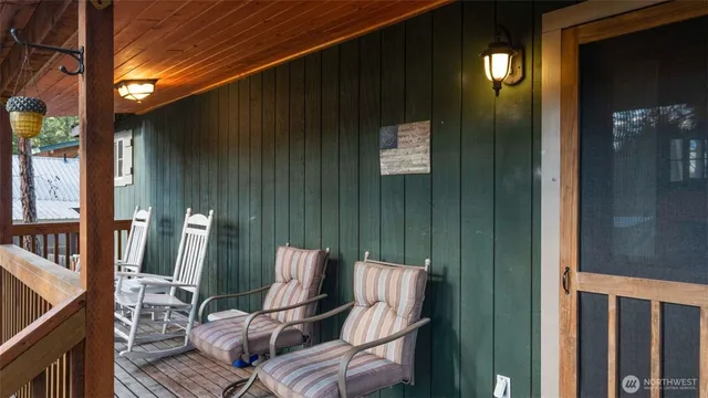 a view of balcony and patio