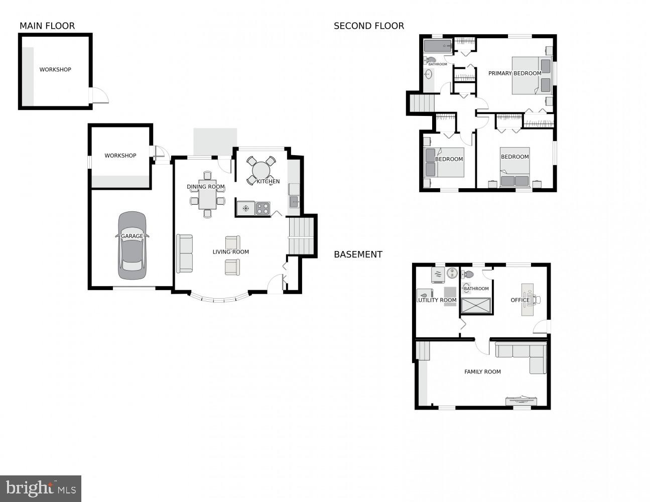6120 Squire Lane Alexandria, VA 22310 - Photo 26 of 26 a picture of a floor plan