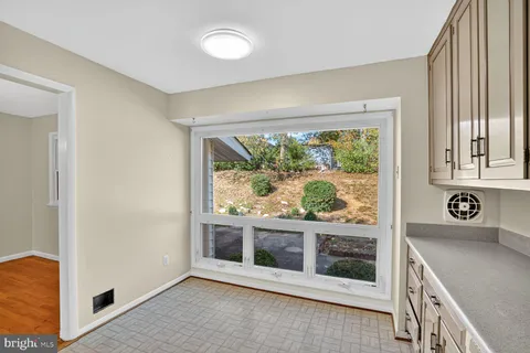 a view of front door and bedroom