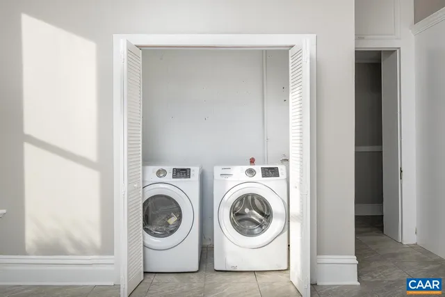 a view of a window with wooden floor