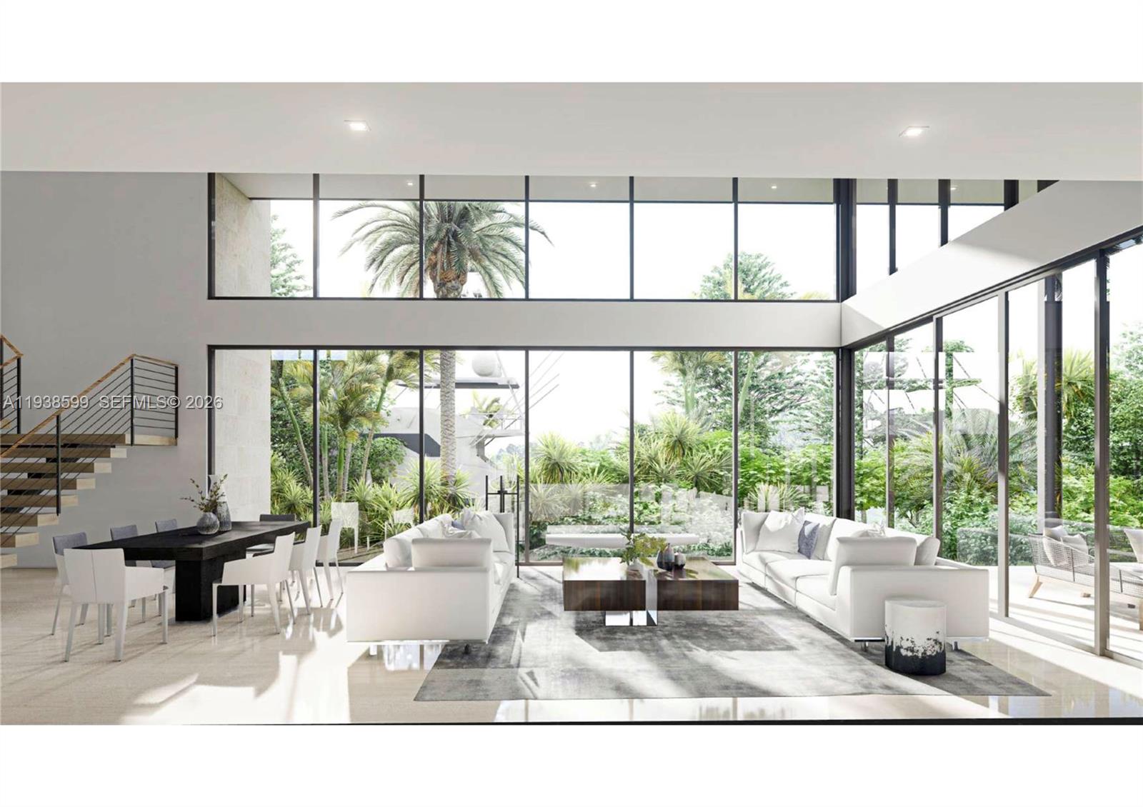 2210 Northeast 124th Street North Miami, FL 33181 - Photo 7 of 10 a living room with furniture and a large window