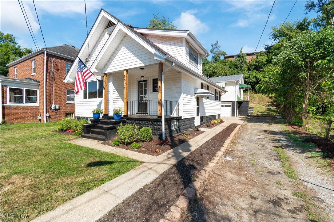 56321-56323 Riley Road Bridgeport, OH 43912 - Photo 37 of 40 Bungalow with a porch