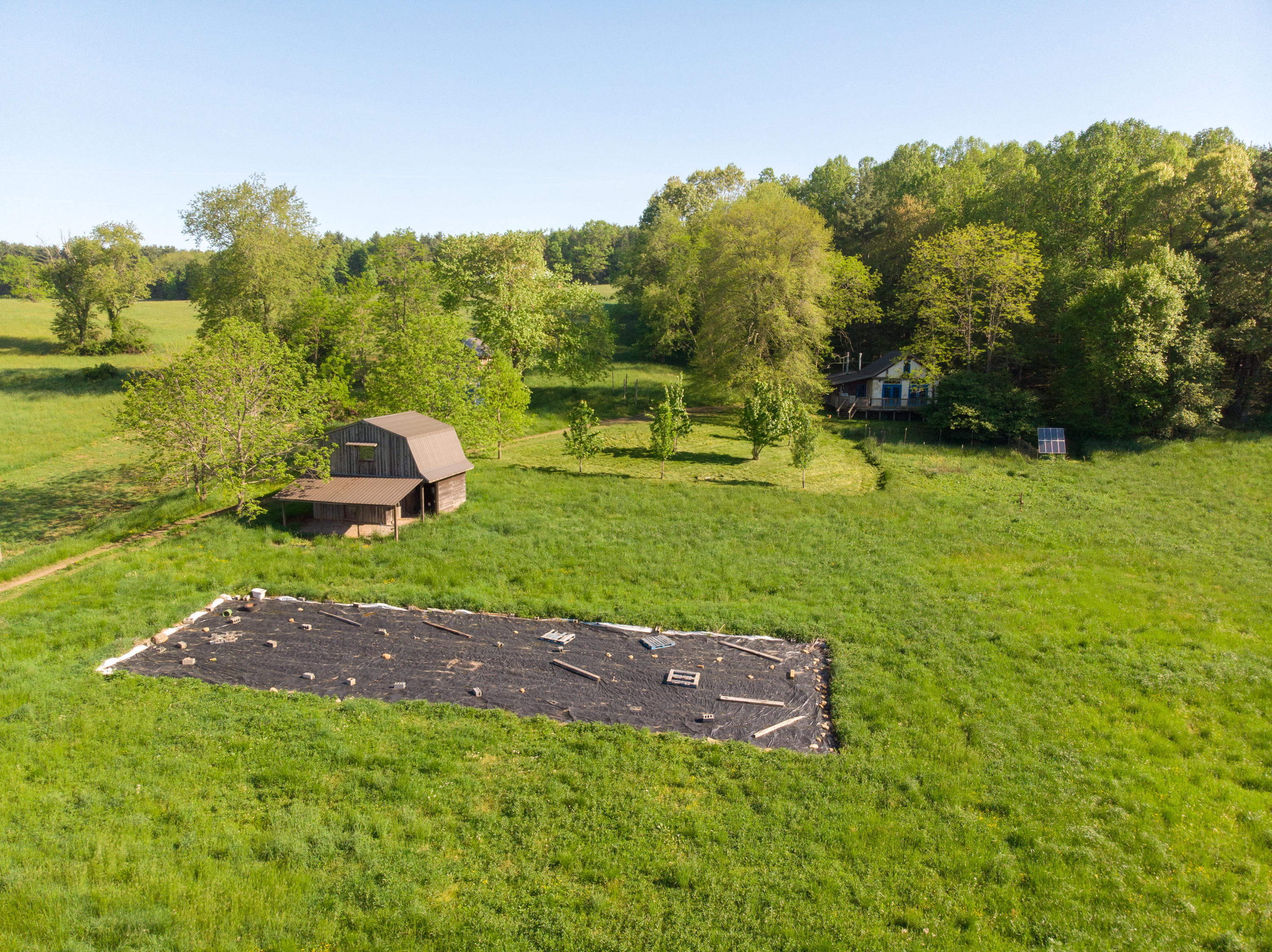 483 Eanes Road Northeast Check, VA 24072 - Photo 21 of 31 a view of a garden with large trees