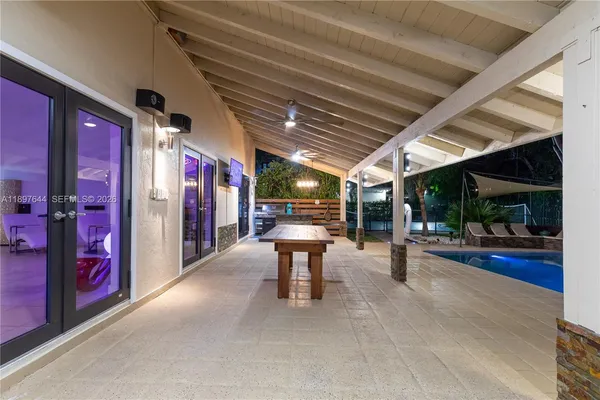 a room with storage and utility