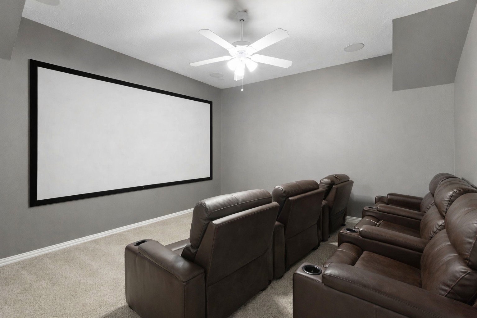 80 West Frontera Circle Spring, TX 77382 - Photo 20 of 28 Virtually staged. Media room perfect for movie nights!!