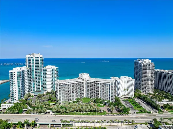 a view of city with tall buildings