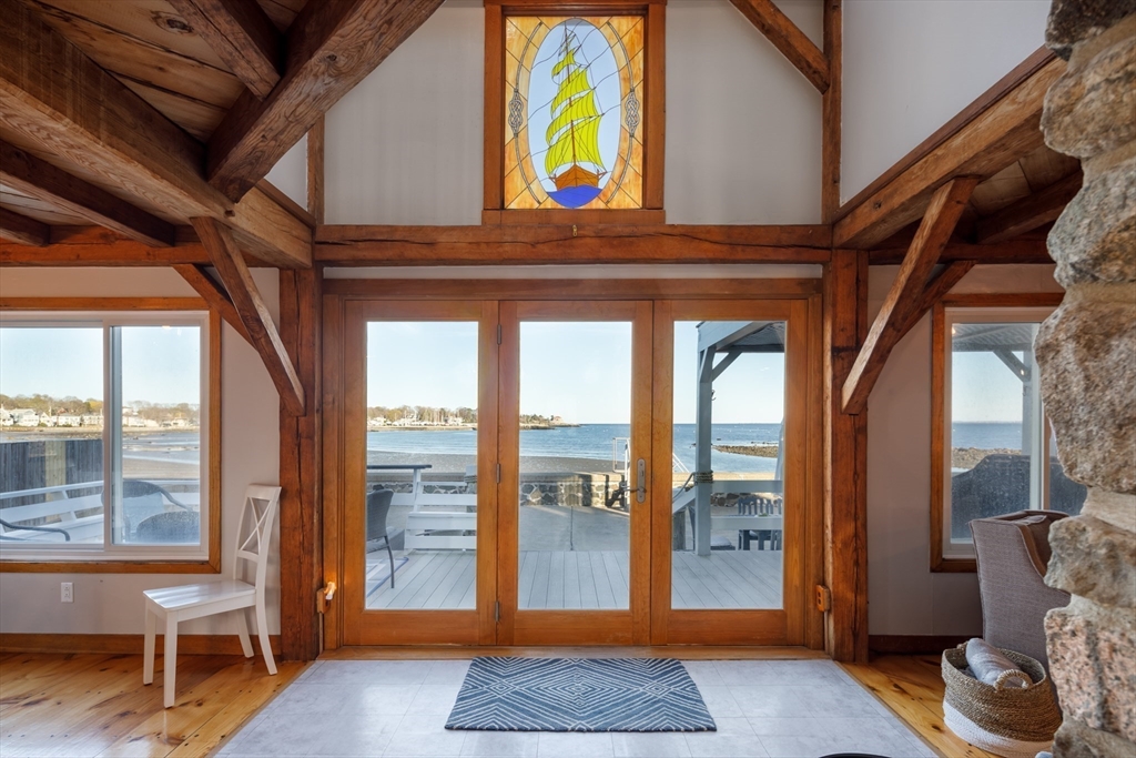 71 Willow Road Nahant, MA 01908 - Photo 17 of 30 a view of front door with furniture and a potted plant