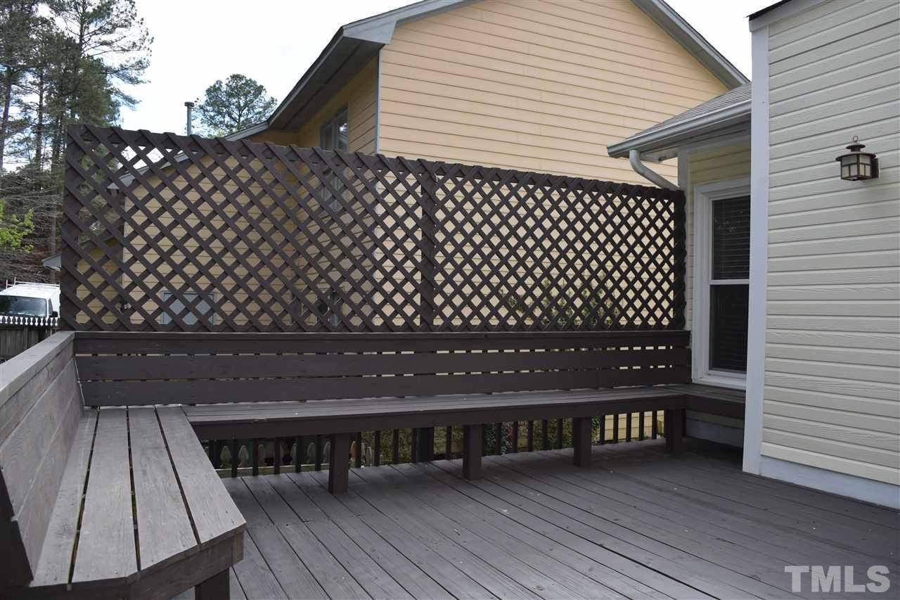 4404 Lake Ridge Drive Raleigh, NC 27604 - Photo 18 of 24 a view of a roof deck with wooden floor
